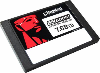 Накопитель SSD Kingston SATA-III 7.68TB SEDC600M/7680G DC600M 2.5" 1 DWPD