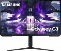 Монитор Samsung 32&quot; Odyssey G3 S32AG320NI черный VA LED 1ms 16:9 HDMI полуматовая HAS Piv 250cd 178гр/178гр 1920x1080 165Hz FreeSync Premium DP FHD 6.2кг
