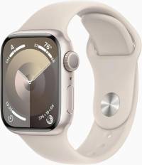 Часы Apple Watch Series 9 GPS 41mm Starlight Aluminum Case with Sport Band Starlight (Сияющая звезда)