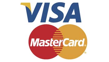 Банковской картой VISA Mastercard