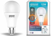 Умная лампа Gauss IoT Smart Home E27 10Вт 1055lm Wi-Fi (упак.:1шт) (1080112)