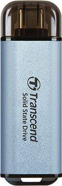Накопитель SSD Transcend USB-C 2TB TS2TESD300C ESD300 голубой