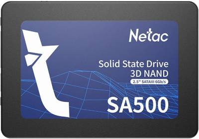 Накопитель SSD Netac SATA-III 128GB NT01SA500-128-S3X SA500 2.5"