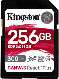 Флеш карта SDXC 256GB Kingston SDR2/256GB Canvas React Plus w/o adapter