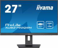 Монитор Iiyama 27&quot; ProLite XUB2792QSN-B5 черный IPS LED 4ms 16:9 HDMI M/M матовая HAS Piv 350cd 178гр/178гр 2560x1440 75Hz DP WQ USB 6.8кг