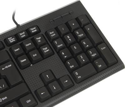 Клавиатура + мышь Оклик 621M IRU клав:черный мышь:черный USB (475653)