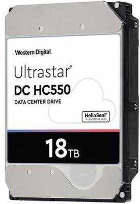 Жесткий диск WD Original SATA-III 18Tb 0F38459 WUH721818ALE6L4 Server Ultrastar DC HC550 (7200rpm) 512Mb 3.5"