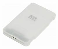 Внешний корпус для HDD/SSD AgeStar 3UBCP1-6G SATA USB3.0 пластик белый 2.5&quot;