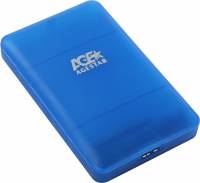 Внешний корпус для HDD/SSD AgeStar 3UBCP3 SATA USB3.0 пластик синий 2.5&quot;