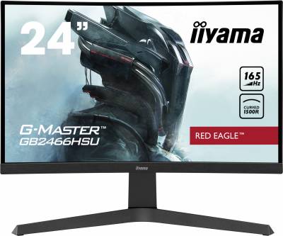 Монитор Iiyama 23.6" Red Eagle GB2466HSU-B1 черный VA LED 1ms 16:9 HDMI M/M матовая HAS 250cd 178гр/178гр 1920x1080 165Hz DP FHD USB 4.8кг