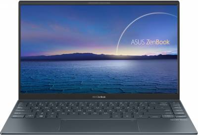 Ноутбук Asus Zenbook UX425EA-KI862W Core i5 1135G7 16Gb SSD512Gb Intel Iris Xe graphics 14" IPS FHD (1920x1080) Windows 11 Home grey WiFi BT Cam Bag (90NB0SM1-M00F60)