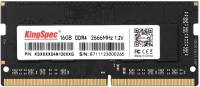 Память DDR4 16GB 2666MHz Kingspec KS2666D4N12016G RTL PC4-21300 SO-DIMM 260-pin 1.2В single rank Ret