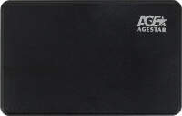 Внешний корпус для HDD AgeStar 3UB2P2 SATA III пластик черный 2.5&quot;