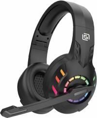 Наушники с микрофоном Оклик HS-L420G черный накладные BT оголовье (1939799)