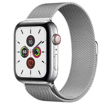 Часы Apple Watch Series 5 GPS + Cellular 40mm Stainless Steel Case with Milanese Loop Silver