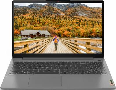 Ноутбук Lenovo IdeaPad 3 15ITL6 Core i7 1165G7 8Gb SSD512Gb NVIDIA GeForce MX450 2Gb 15.6" TN FHD (1920x1080) noOS grey WiFi BT Cam (82H801R0RK)