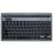 Клавиатура Оклик 845M серый/черный USB беспроводная BT/Radio slim Multimedia (1680661)