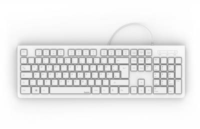 Клавиатура Hama KC-200 белый USB