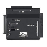 Адаптер-переходник для HDD AgeStar FUBCP2 IDE SATA SATA пластик черный 2.5&quot; 3.5&quot; 5.25&quot;