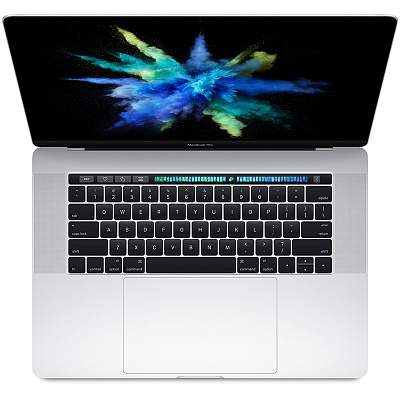 Ноутбук Apple MacBook Pro 15 with Retina display and Touch Bar Late 2016 Silver MLW72 (Intel Core i7 2600 MHz/15.4/2880x1800/16Gb/256Gb SSD/DVD нет/AMD Radeon Pro 450/Wi-Fi/Bluetooth/MacOS X)