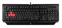 Клавиатура A4Tech Bloody B120N черный USB Multimedia for gamer LED (подставка для запястий) (B120N)