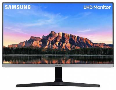 Монитор Samsung 28" U28R550UQI черный IPS LED 4ms 16:9 HDMI матовая 1000:1 300cd 178гр/178гр 3840x2160 60Hz FreeSync DP 4K 5.8кг