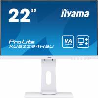 Монитор Iiyama 21.5&quot; ProLite XUB2294HSU-W1 белый VA LED 4ms 16:9 HDMI M/M матовая HAS Piv 3000:1 250cd 178гр/178гр 1920x1080 VGA DP FHD USB 4.7кг