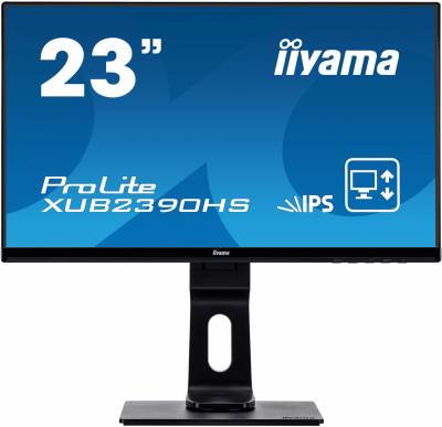 Монитор Iiyama 23" ProLite XUB2390HS-B1 черный AH-IPS LED 5ms 16:9 DVI HDMI M/M матовая HAS Piv 1000:1 250cd 178гр/178гр 1920x1080 75Hz VGA FHD 5.4кг