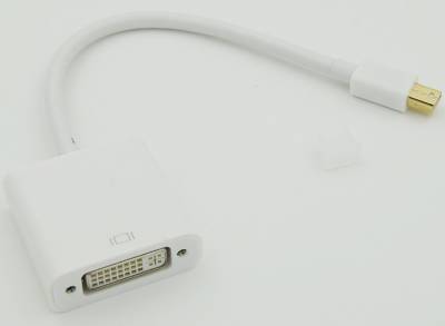 Переходник miniDisplayPort (m) DVI (f) белый