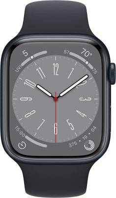 Часы Apple Watch Series 8 GPS 45mm Midnight Aluminum Case with Sport Band Midnight (Тёмная ночь)