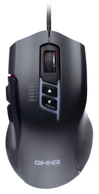 Мышь GMNG XM004 черный/красный оптическая (12800dpi) USB для ноутбука (8but)