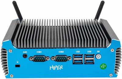 Неттоп Hiper WORKBOX WU11 Cel J4125 (2) 4Gb SSD256Gb UHDG 600 noOS 2xGbitEth WiFi BT 65W черный (WU11-J412R4S2NSBS)