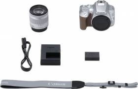 Зеркальный Фотоаппарат Canon EOS 250D серебристый 24.1Mpix EF-S 18-55mm f/1:4-5.6 IS STM 3&quot; 4K Full HD SDXC Li-ion