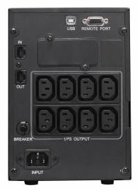 Источник бесперебойного питания Powercom Smart King Pro+ SPT-1000-II LCD 800Вт 1000ВА черный