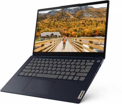 Ноутбук Lenovo IdeaPad 3 14ALC6 Ryzen 3 5300U 8Gb SSD512Gb AMD Radeon 14" IPS FHD (1920x1080) noOS blue WiFi BT Cam
