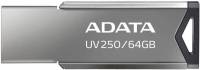 Флеш Диск A-Data 64Gb UV250 AUV250-64G-RBK USB2.0 серебристый