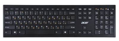 Клавиатура Acer OKR010 черный USB беспроводная slim Multimedia