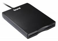 Дисковод USB 3.5&quot; Buro BUM-USB FDD 1.44Mb внешний черный