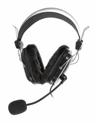 Наушники с микрофоном A4Tech HS-60 черный 2.5м мониторные оголовье