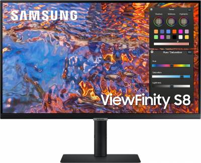 Монитор Samsung 27" ViewFinity S27B800PXI черный IPS LED 16:9 HDMI полуматовая HAS Piv 350cd 178гр/178гр 3840x2160 60Hz DP 4K USB 6.7кг