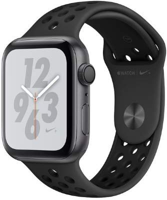 Часы Apple Watch Series 4 GPS 44mm Space Gray Aluminum Case with Nike Sport Band Anthracite/Black
