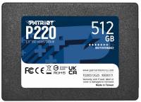 Накопитель SSD Patriot SATA-III 512GB P220S512G25 P220 2.5&quot;
