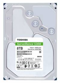 Жесткий диск Toshiba Original SATA-III 8Tb HDWT380UZSVA Surveillance S300 Pro (7200rpm) 256Mb 3.5&quot;