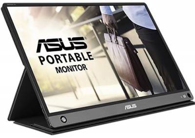 Монитор Asus 15.6" Portable MB16AHP черный IPS LED 16:9 HDMI M/M матовая 250cd 178гр/178гр 1920x1080 60Hz FHD USB 0.86кг