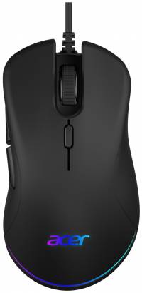 Мышь Acer OMW190 черный оптическая (6400dpi) USB (6but)