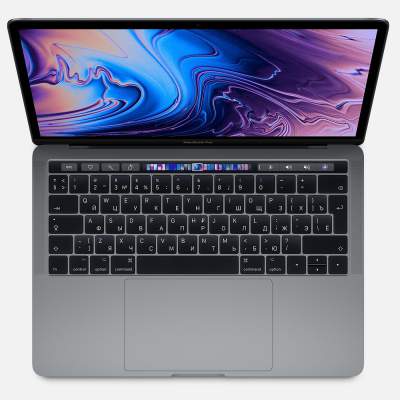 Ноутбук Apple MacBook Pro 13 with Retina display and Touch Bar Mid 2018 Space Gray MR9Q2RU/A (Intel Core i5 2300 MHz/13.3/2560x1600/8GB/256GB SSD/DVD нет/Intel Iris Plus Graphics 655/Wi-Fi/Bluetooth/macOS)