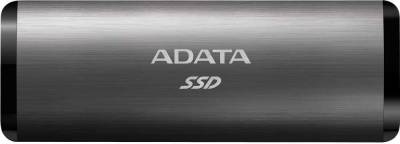 Накопитель SSD A-Data USB-C 2Tb ASE760-2TU32G2-CTI SE760 1.8" серый