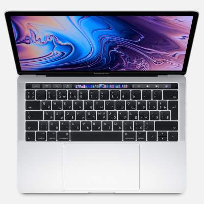 Ноутбук Apple MacBook Pro 13 with Retina display and Touch Bar Mid 2018 Silver MR9U2RU/A (Intel Core i5 2300 MHz/13.3/2560x1600/8GB/256GB SSD/DVD нет/Intel Iris Plus Graphics 655/Wi-Fi/Bluetooth/macOS)