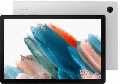 Планшет Samsung Galaxy Tab A8 SM-X205N T618 (2.0) 8C RAM4Gb ROM64Gb 10.5" TFT 1920x1200 3G 4G Android 11 серебристый 8Mpix 5Mpix BT GPS WiFi Touch microSD 1Tb 7040mAh