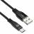 Кабель Digma TYPE-C-3M-BRAIDED-BLK USB (m)-USB Type-C (m) 3м черный